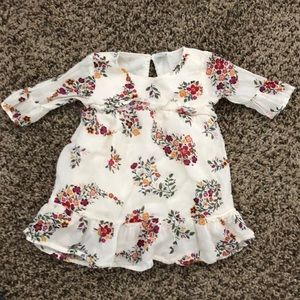 Floral and white, old navy baby girl dress